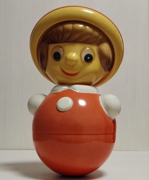 Pinocchio Vintage Soviet Toy Roly Poly. Musical Nevalyashka USSR 3 Pinocchio Vintage Soviet Toy Roly Poly. Musical Nevalyashka USSR - Image 3