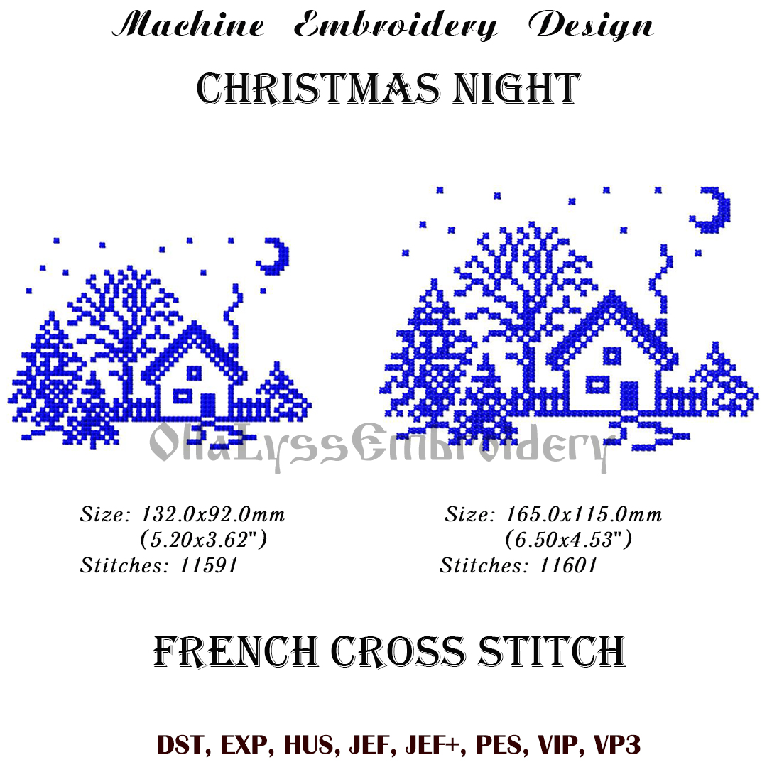 Christmas lights vintage stitch font machine embroidery design file