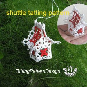 Tatting pattern Collar #8, PDF Tatting pattern, Instant Download -  Crealandia