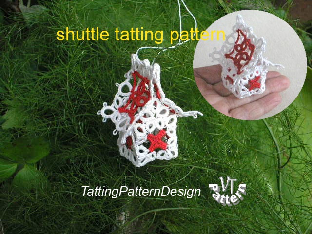 Pattern and tutorial tatting butterfly with seed beads. - Crealandia