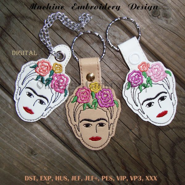 Frida Kahlo keychain