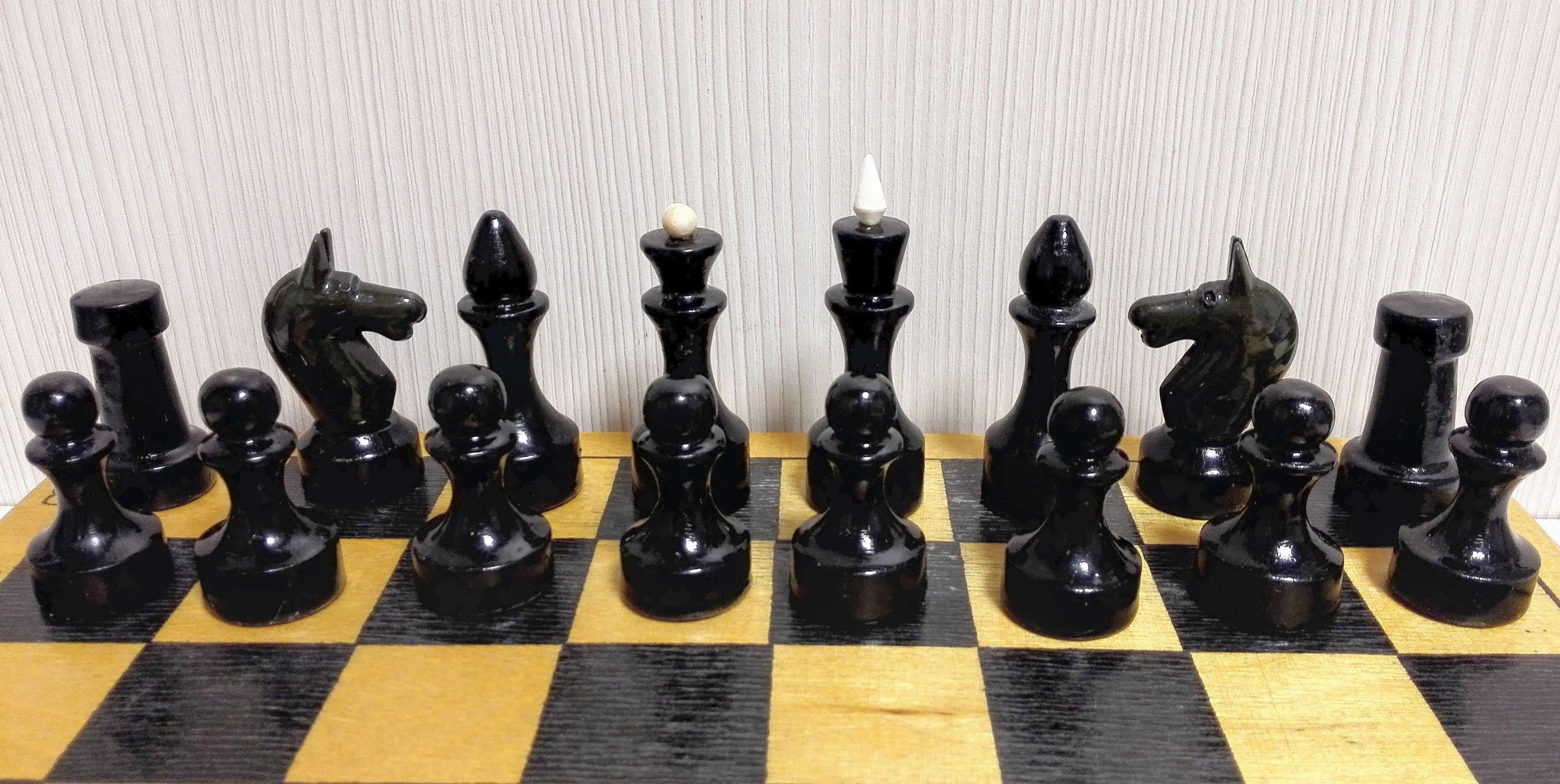 Soviet Antique Chess set with chessboard. Russian Vintage chess 4 Soviet Antique Chess set with chessboard. Russian Vintage chess - Image 4
