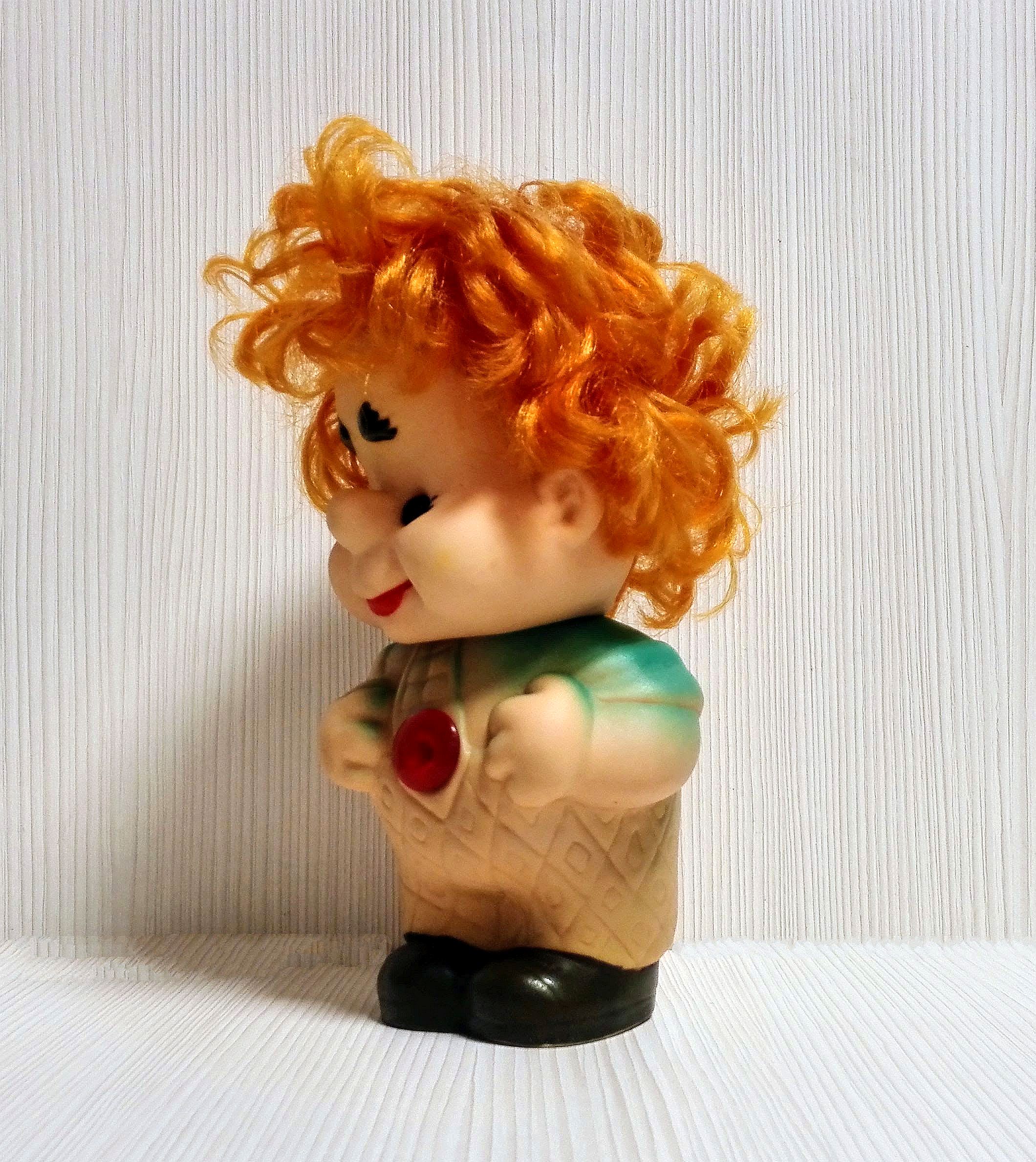Vintage Soviet Rubber Toy Carlson. Antique Russian Toy Karlsson 4 Vintage Soviet Rubber Toy Carlson. Antique Russian Toy Karlsson - Image 5