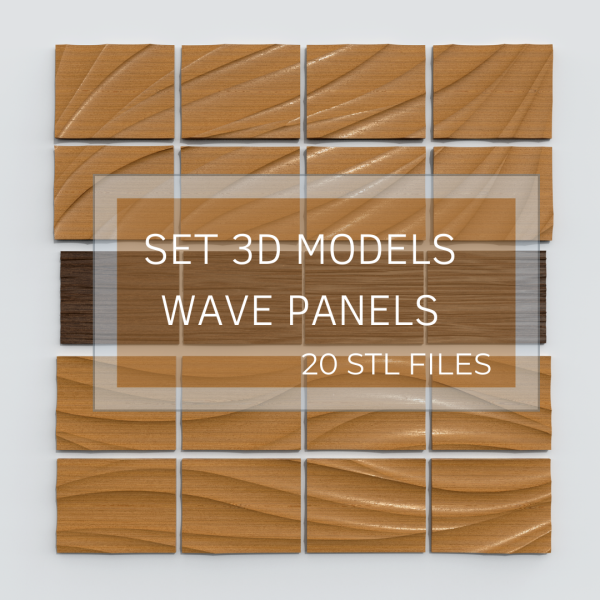 panelwaves-stl-cnc-3dprintmodel