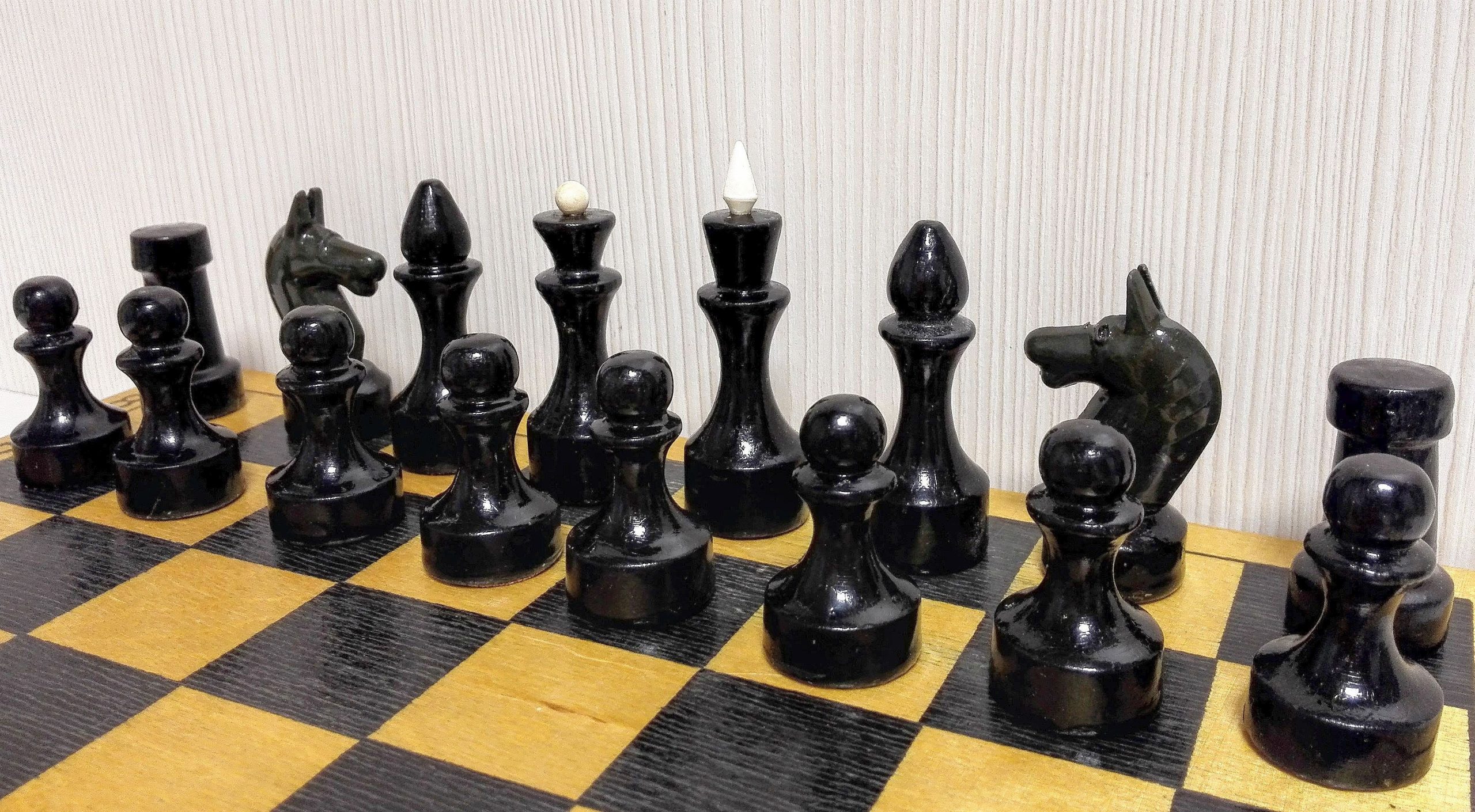 Soviet Antique Chess set with chessboard. Russian Vintage chess 6 Soviet Antique Chess set with chessboard. Russian Vintage chess - Image 6