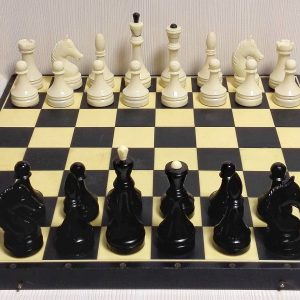 Large Soviet Vintage Chess Set. Antique Russian Chess. Chess USSR