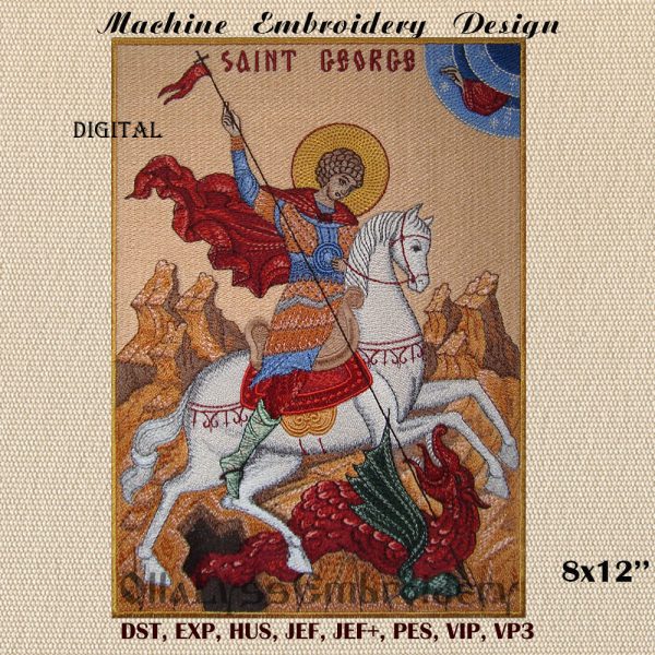 Saint George and the Dragon icon