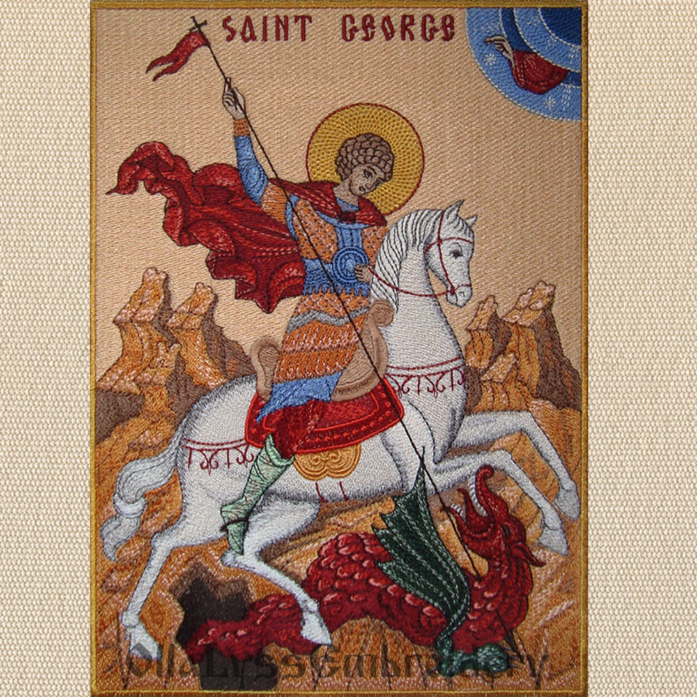 saint george and the dragon icon
