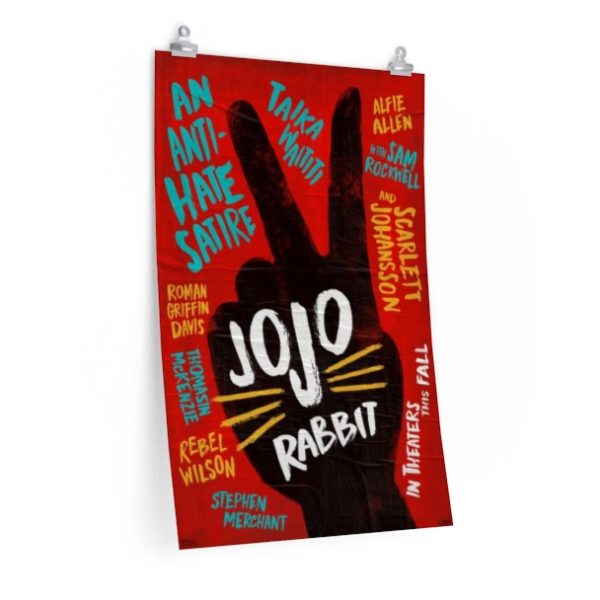 Jojo Rabbit fan art movie poster digital download