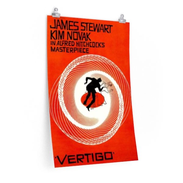 Vertigo retro movie poster digital download