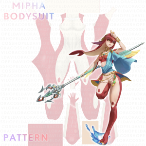 Mipha Bodysuit Cosplay Pattern