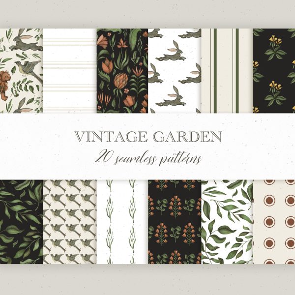 Watercolor digital papers