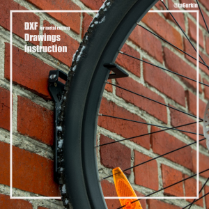 Steel Sheet Metal Drawings Plans Pattern Bicycle Hanger 1 Project (dxf, PDF)
