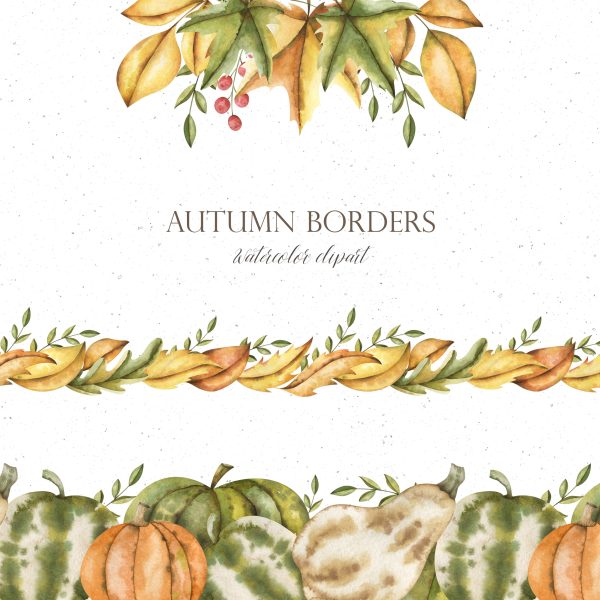 Fall frames clip art