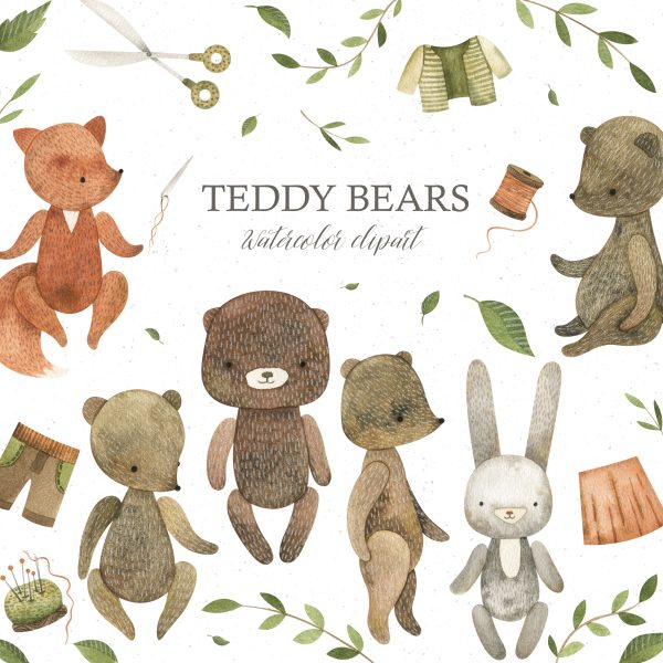 Teddy bears clip art