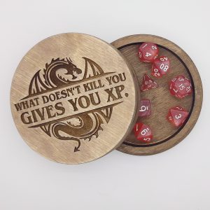 Dice Tray “Wyvern Hunter”, Hero Dice Vault RPG, Dungeons and Dragons, DND