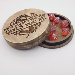 Dice Tray “Wyvern Hunter”, Hero Dice Vault RPG, Dungeons and Dragons, DND