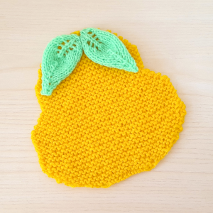 Knit coaster pattern, Handmade home decor pattern, Knit kitchen decor
