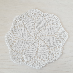 Knitting pattern coaster, Handmade home decor pattern, Knit kitchen decor