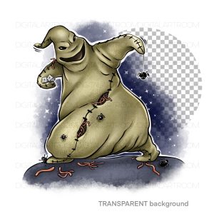 Halloween monster illustration Sublimation Design