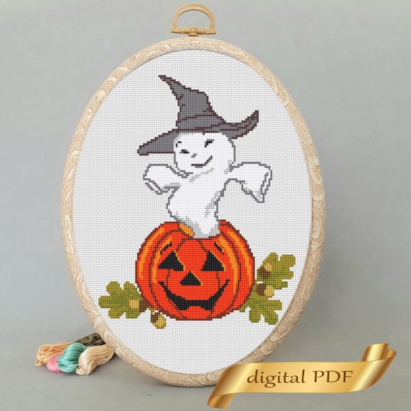 halloween pumpkin cross stitch