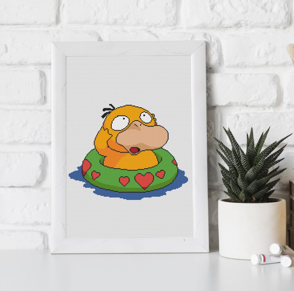 Psyduck Pixel Art – BRIK