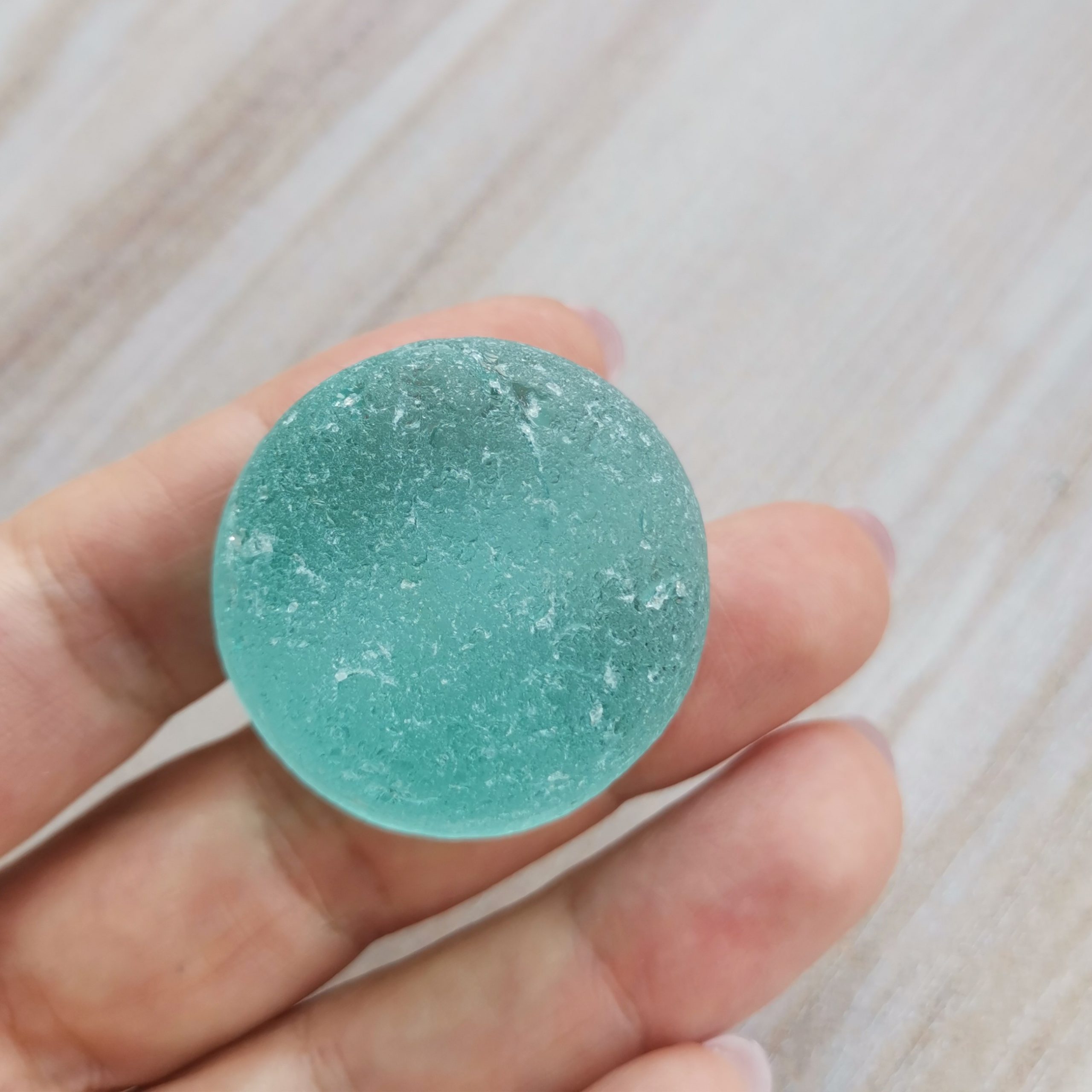 S&S® Worldwide Seafoam Sea Glass Beads