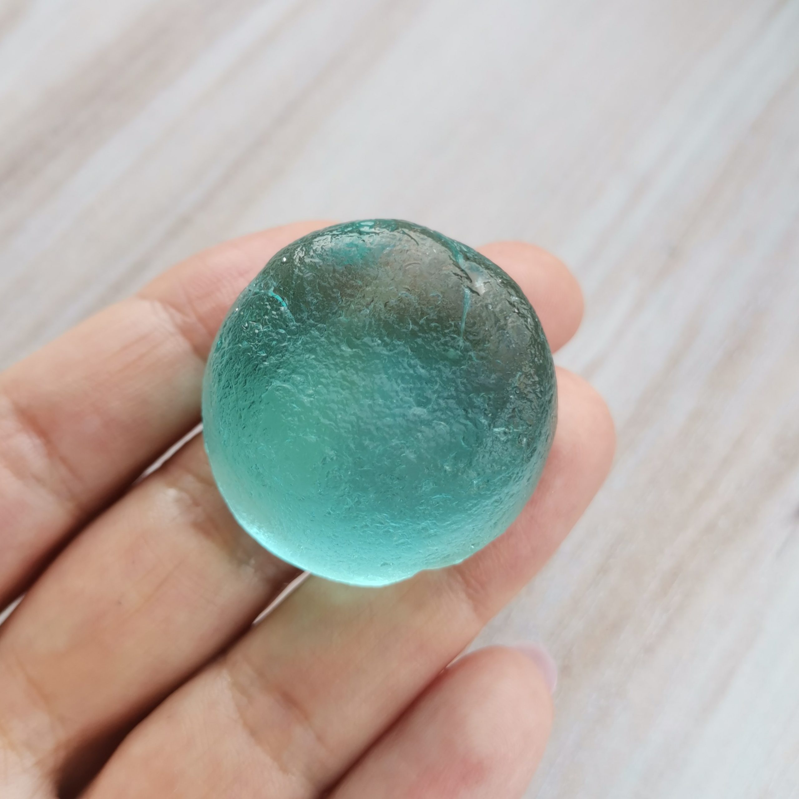 S&S® Worldwide Seafoam Sea Glass Beads