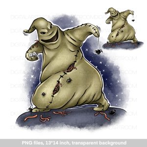 Halloween monster illustration Sublimation Design