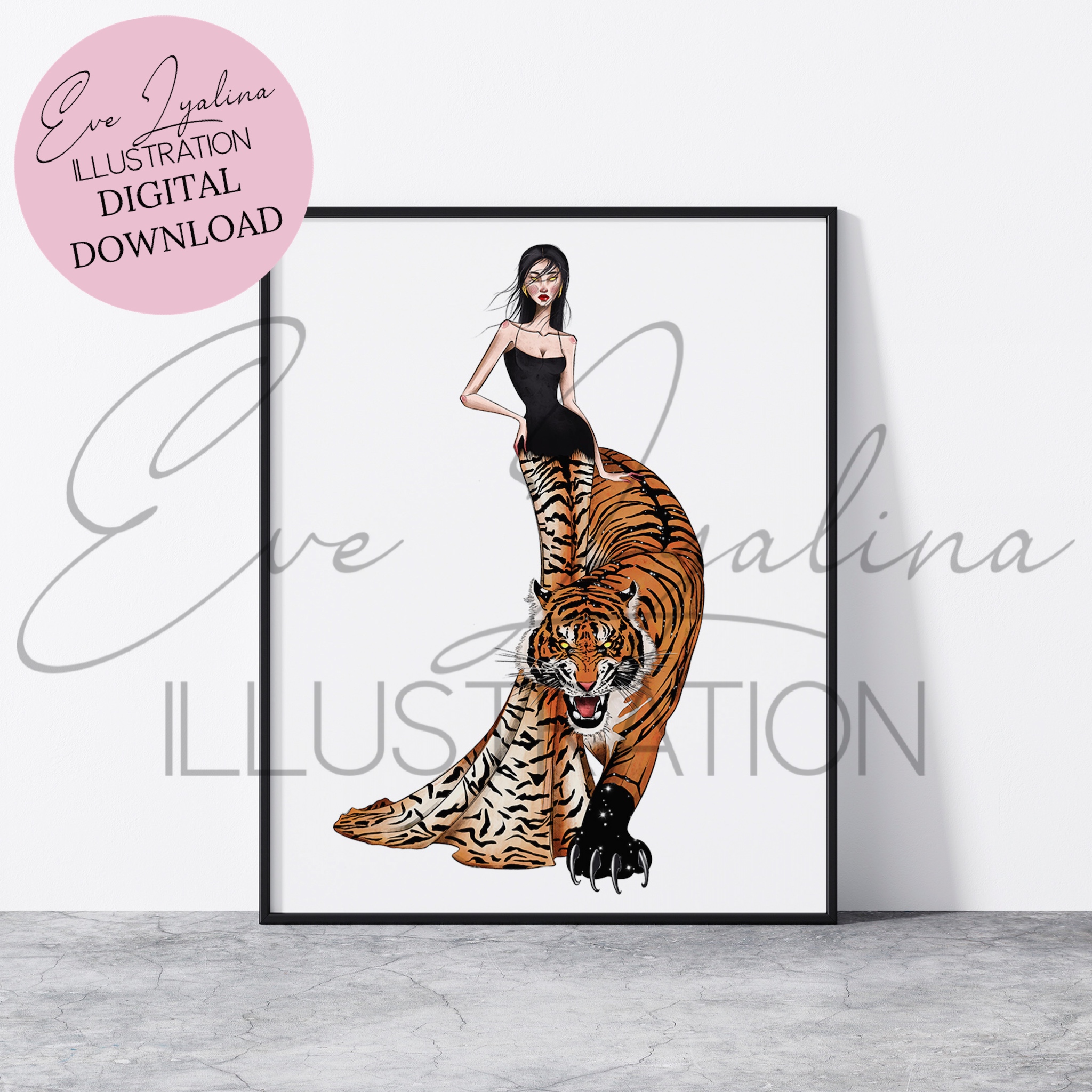 Digital Download Print Printable Fashion Print Digital