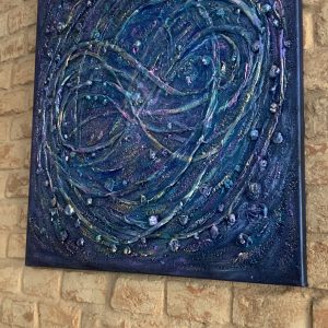 /Acrylic painting “Infinity” 28:28/ acrilic painting /Abstract interior texture/ acryl, abstraction,