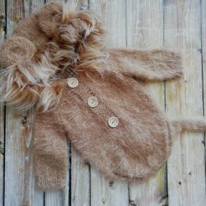 Outfit for a newborn “Little Lion”, for the first photo shoot