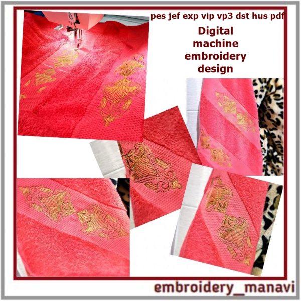 Digitalmachineembroiderydesignmonochromepattern
