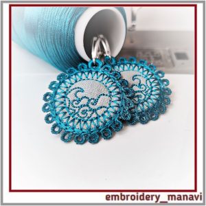 ITHEmbroiderydesignforearringsinBohostyleSeabreeze
