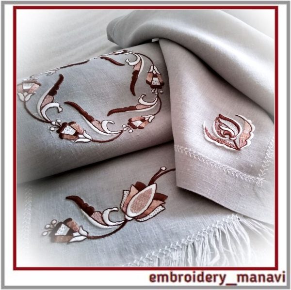 MachineEmbroiderybundelsof12FloralDesigns