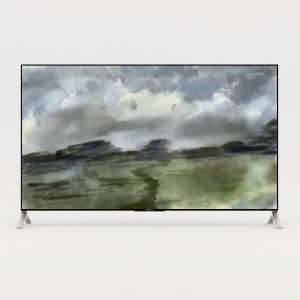 Samsung Frame TV Art Mountains Lakes Watercolor Digital Download For TV Texture Tv forest Samsung Frame TV Art trees #17