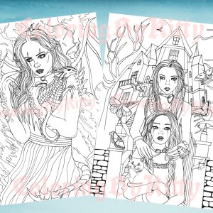 Pdf coloring book “My Beautiful Monsters”