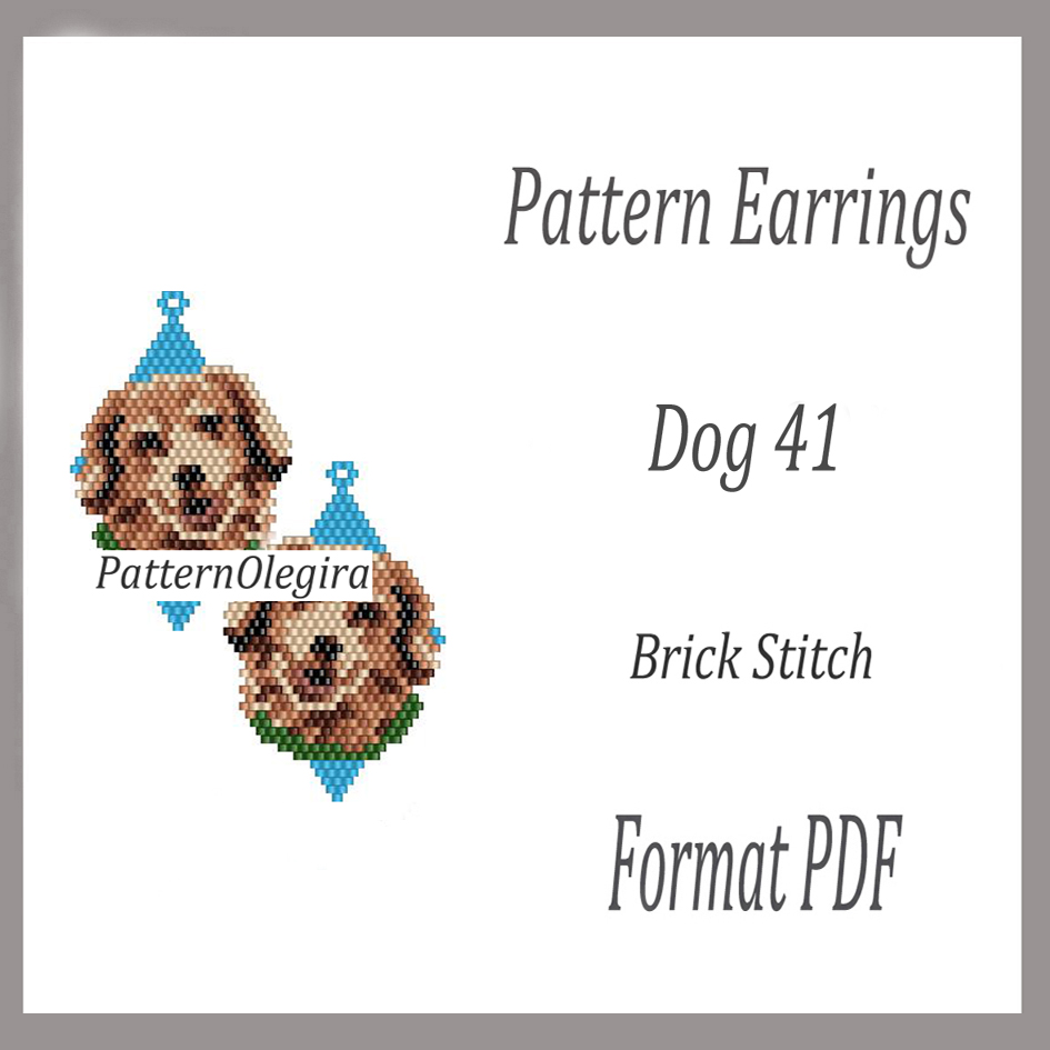 Beagle Dog Brick Stitch Bead Pattern PDF - Maddiethekat Designs