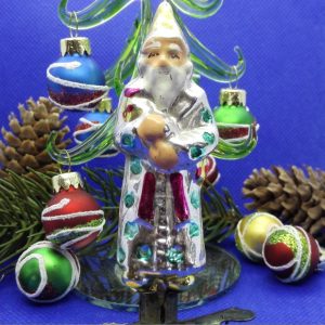 Antique Christmas Glass Toy Stargazer.Soviet Glass toy Astrologer