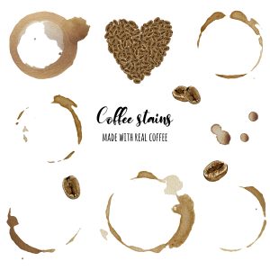 Real Coffee Stain Clipart - 11 PNG