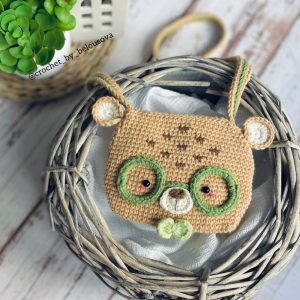 Handmade Marketplace 556 Crochet pattern bag purse teddy bear pdf tutorial