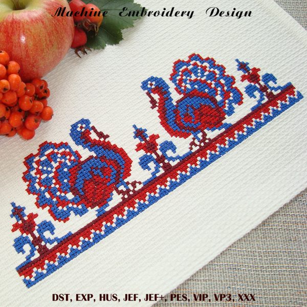 Thanksgiving Turkey cross stitch