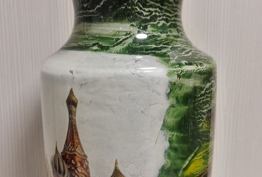 Vintage Soviet Vase Moscow Kremlin. Vase Cup Moscow Kremlin 11 Vintage Soviet Vase Moscow Kremlin. Vase Cup Moscow Kremlin - Image 11