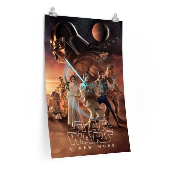 Star Wars movie poster A new Hope digital download