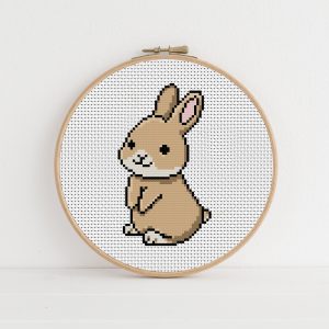 bunny cross stitch pattern