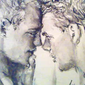 original gay art,watercolour