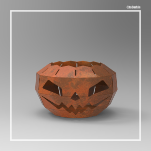 Welding Project Plans Drawings Fire Pit Halloween (DXF, PDF)
