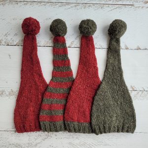 Red/Green outfit. Wrap, bonnet, romper. Newborn photo props