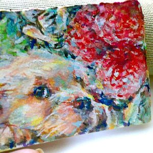 ACEO, original painting, watercolour,little puppy, handmade by artist1