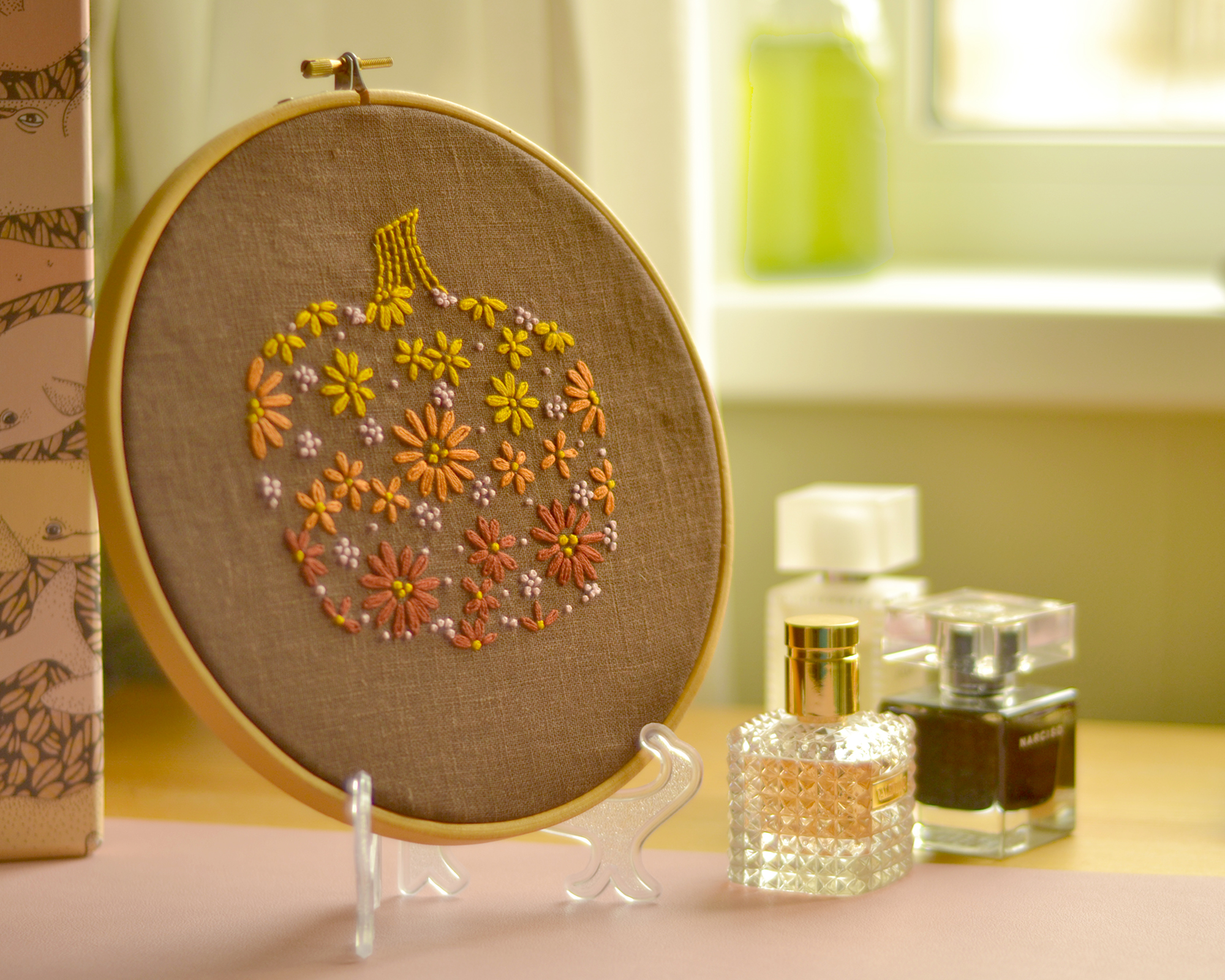 Pumpkin hand embroidery pattern PDF. NaiveNeedle 7 Pumpkin hand embroidery pattern PDF. NaiveNeedle - Image 7